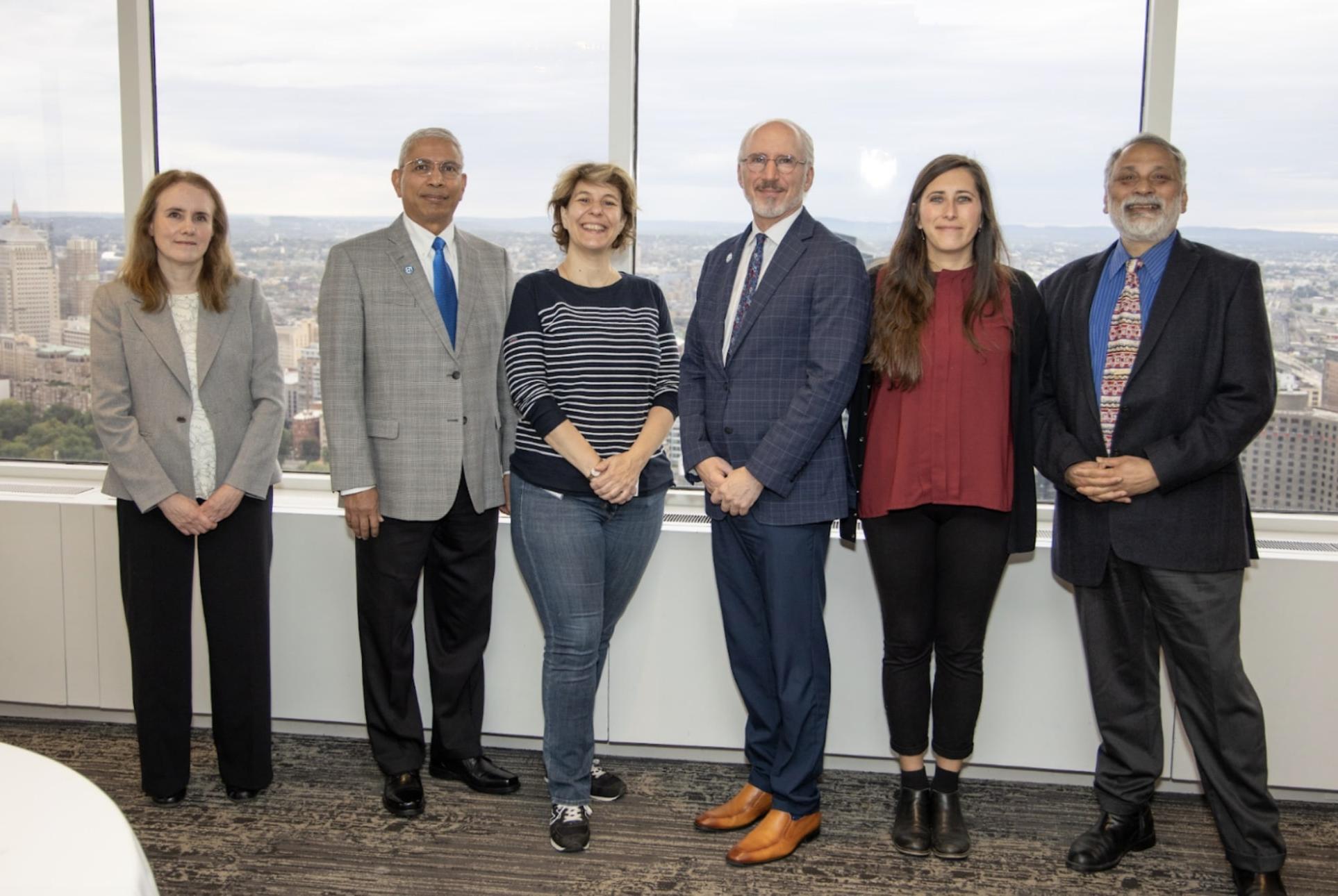 UMass Boston faculty students and cohorts gather at the 3rd Annual International Conference on Corporate Social Responsibility